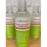 + VAT Brand New (600ml) 6 Bottles 100ml Inovia Gel Antibacterial Hand Cleanser Gel - Fast Drying -