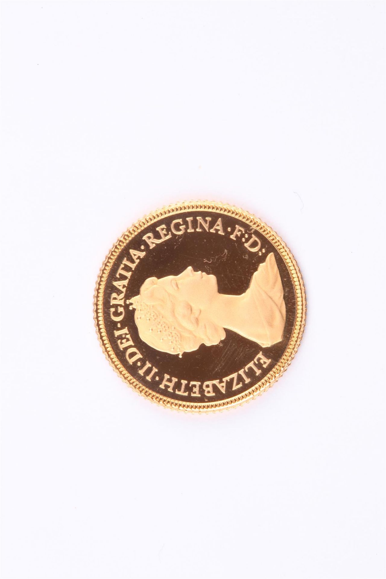No VAT 1980 Gold Half Sovereign In Case - Image 2 of 2