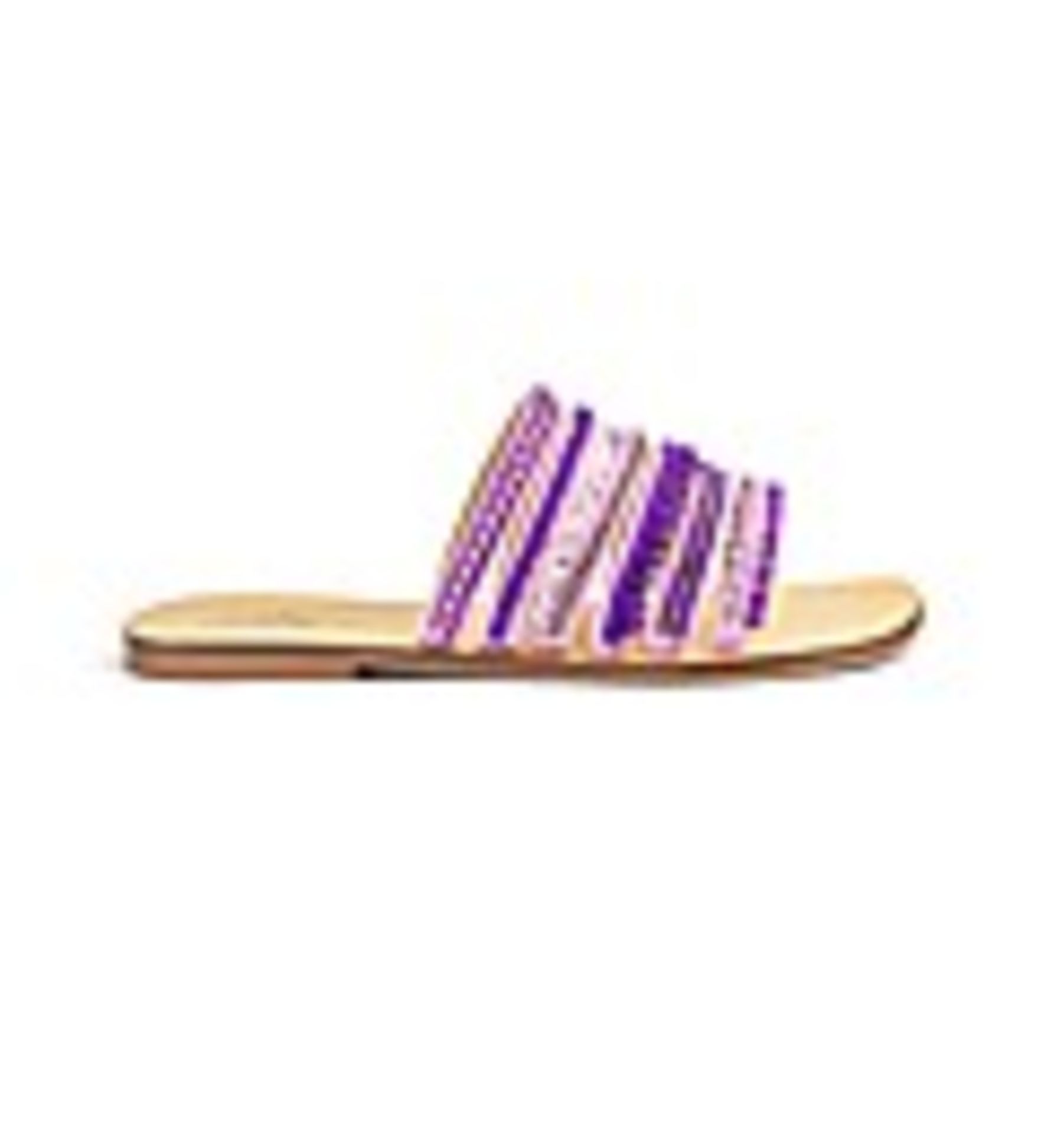 + VAT Brand New Pair Ladies Purple Joe Brown Ex Wide Sandals Size 4