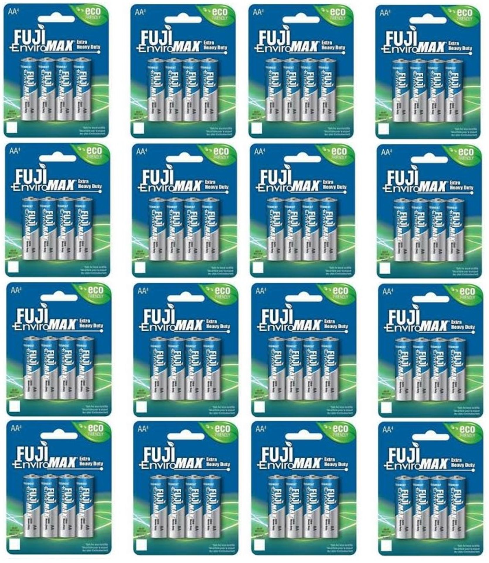 + VAT Brand New 48x Fuji Environmax Heavy Duty AA Batteries 12 Packs of 4 - Amazon Price £11.94