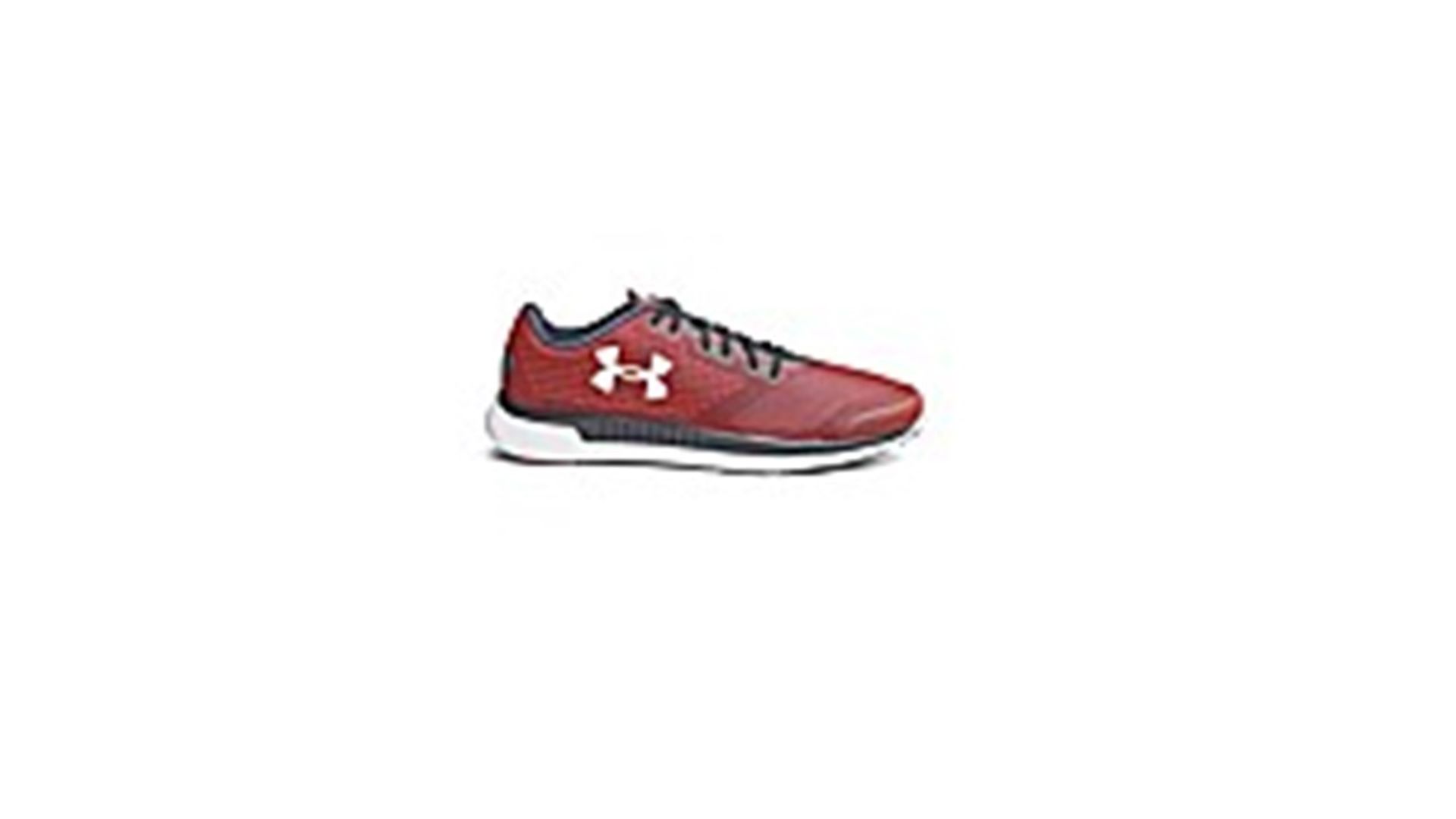 + VAT Brand New Pair Gents Under Armour Red Trainers Size 8