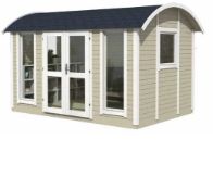 + VAT Brand New 8.10m Sq Spruce Reading Room S Garden House - 240 x 360 x 240cm - 19mm Thickness -