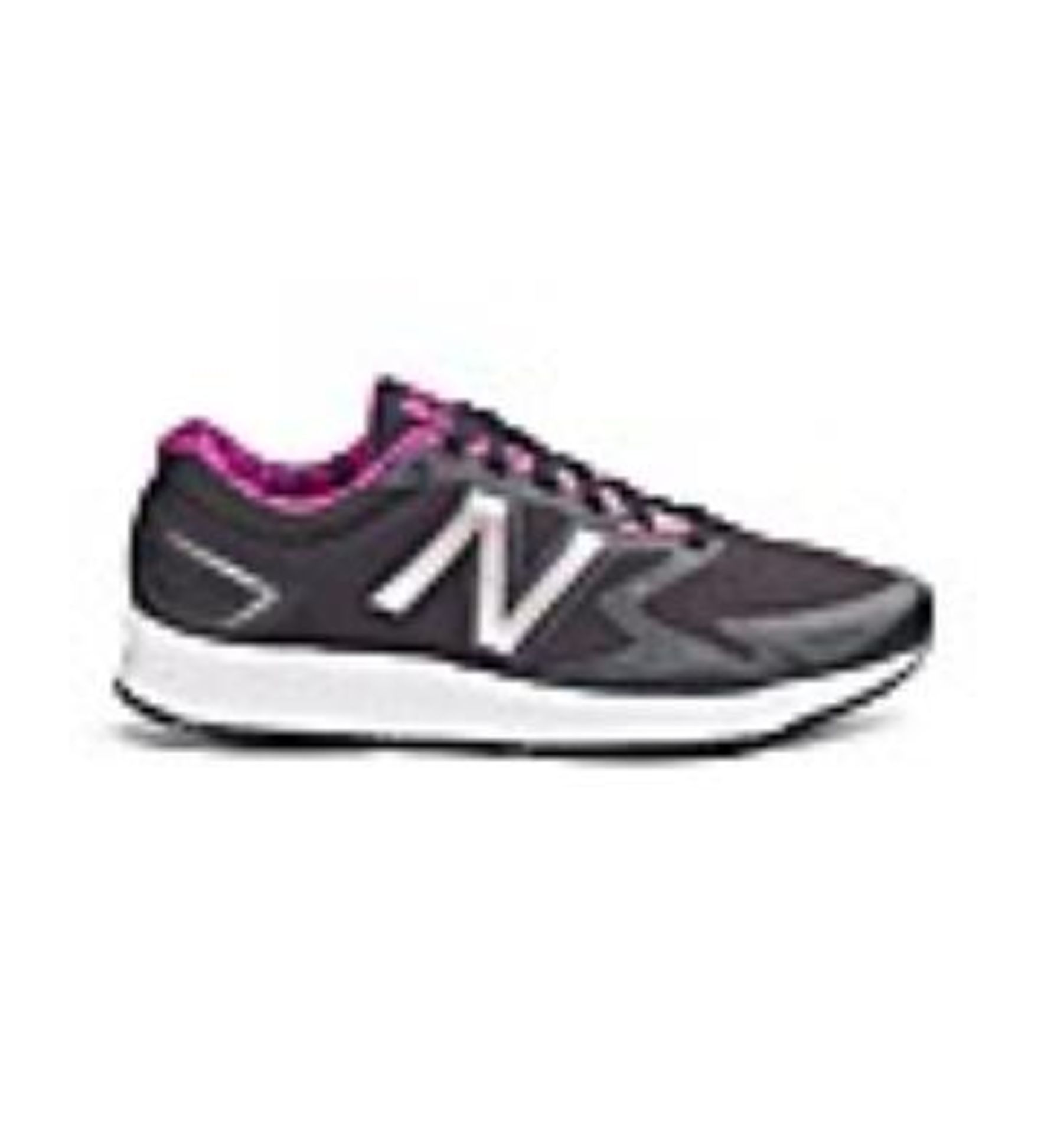 + VAT Brand New Pair Ladies New Balance Flash Trainers Black/Pink Size 4