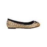 + VAT Brand New Pair Gold Glitter Ballerina Pump Shoes Size 6