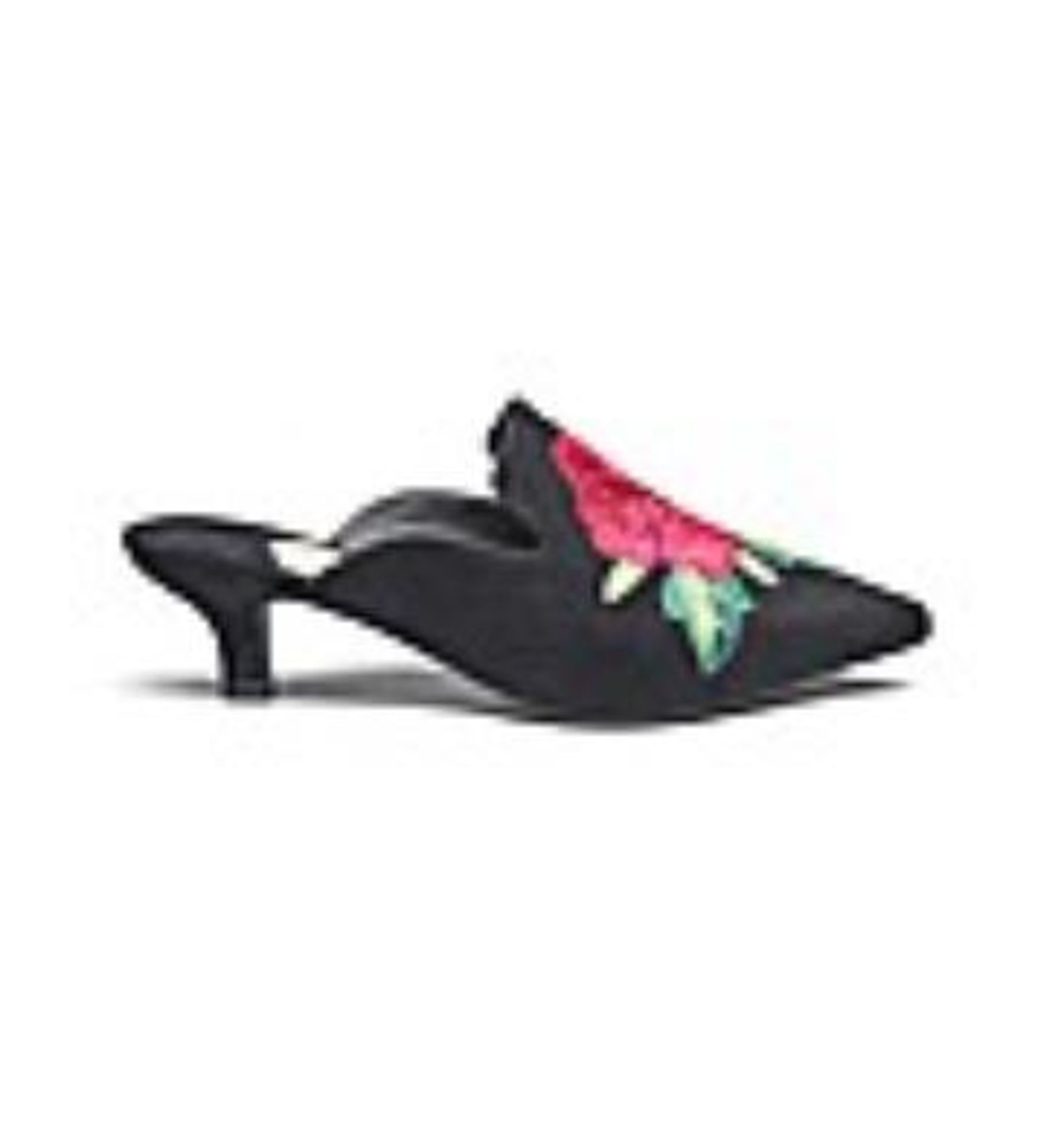 + VAT Brand New Pair Ladies Black EEE Fit Shoes Size 4 - Image 2 of 2