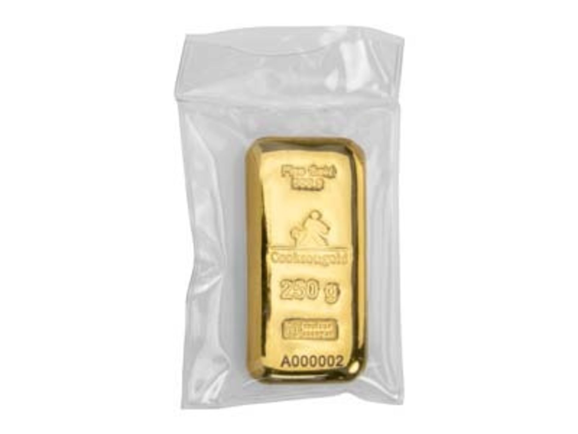 No VAT 250g 24K Gold Bar - Deliveries Commencing The 6th December