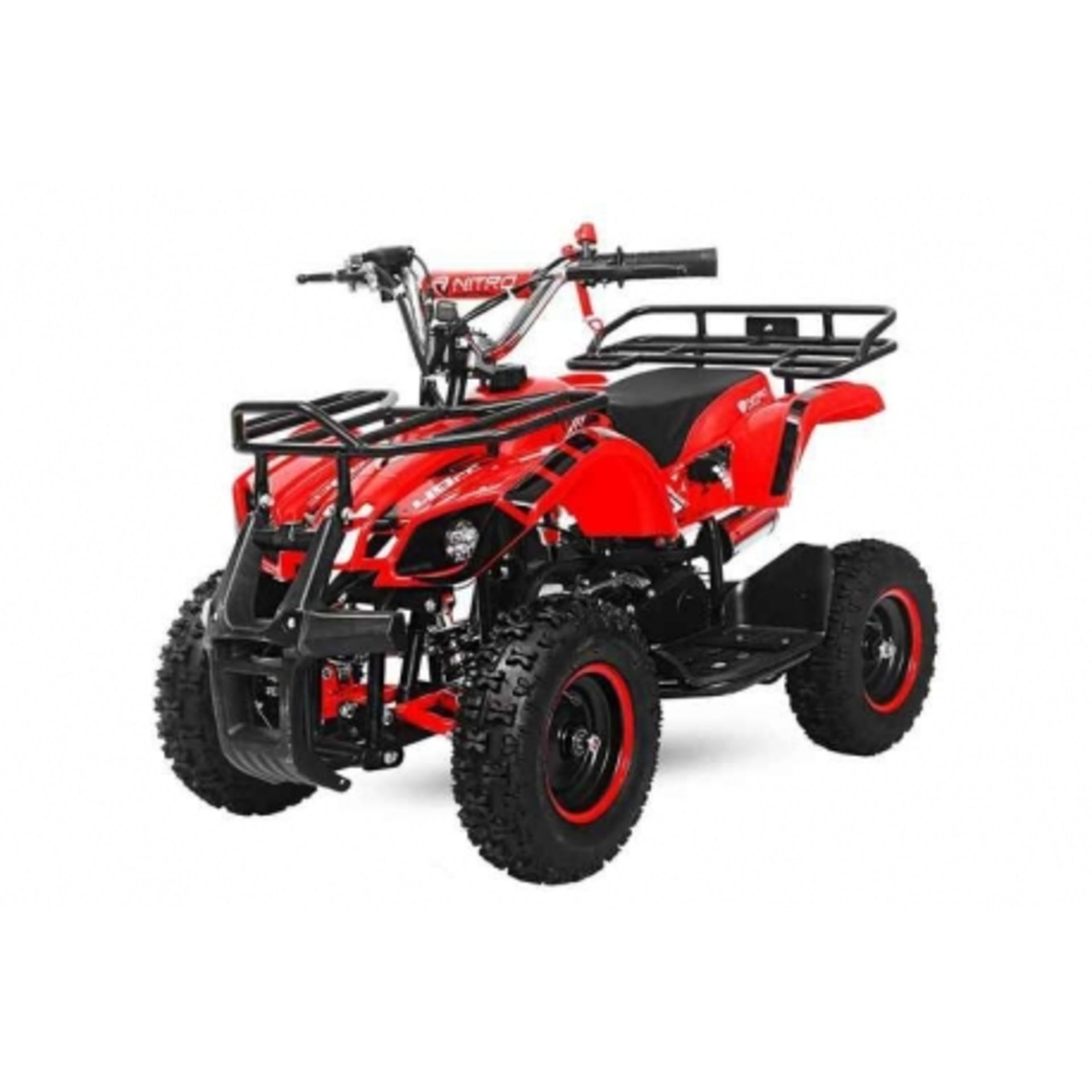 + VAT Brand New 49cc Hawk Mini Quad Bike - Colours May Vary - Full Front And Rear Suspension - Disk