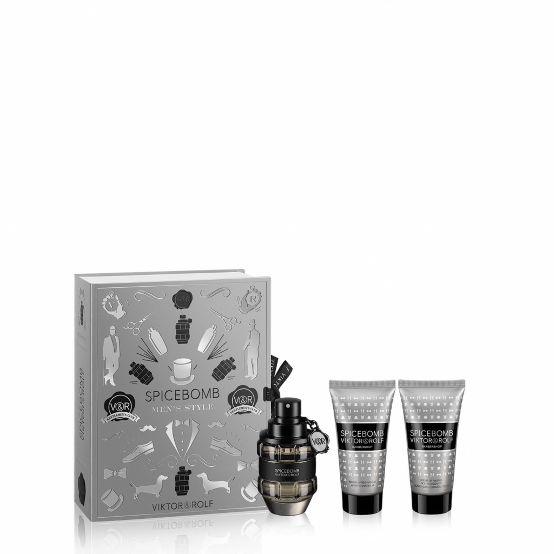 + VAT Brand New Viktor & Rolf Spicebomb 50ml EDT+50ml Shaving Cream +A/B