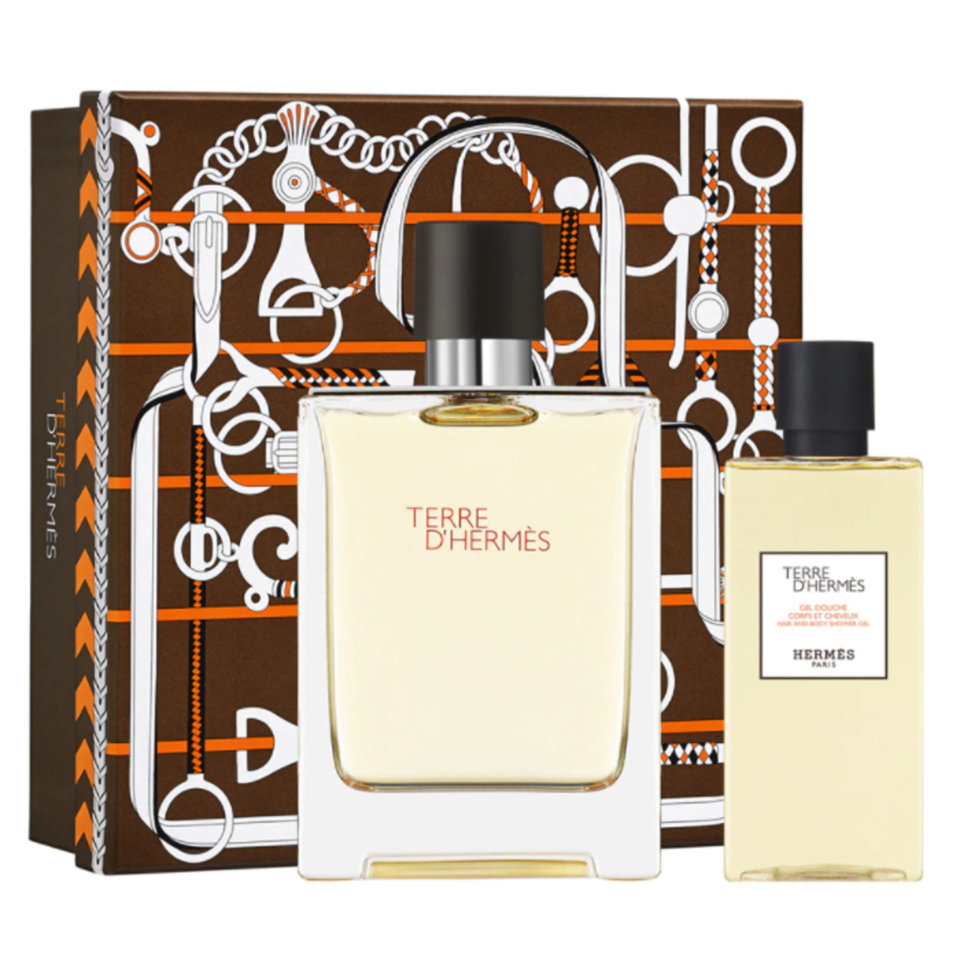 + VAT Brand New Terre D'Hermes 100ml EDT Spray+80ml S/G