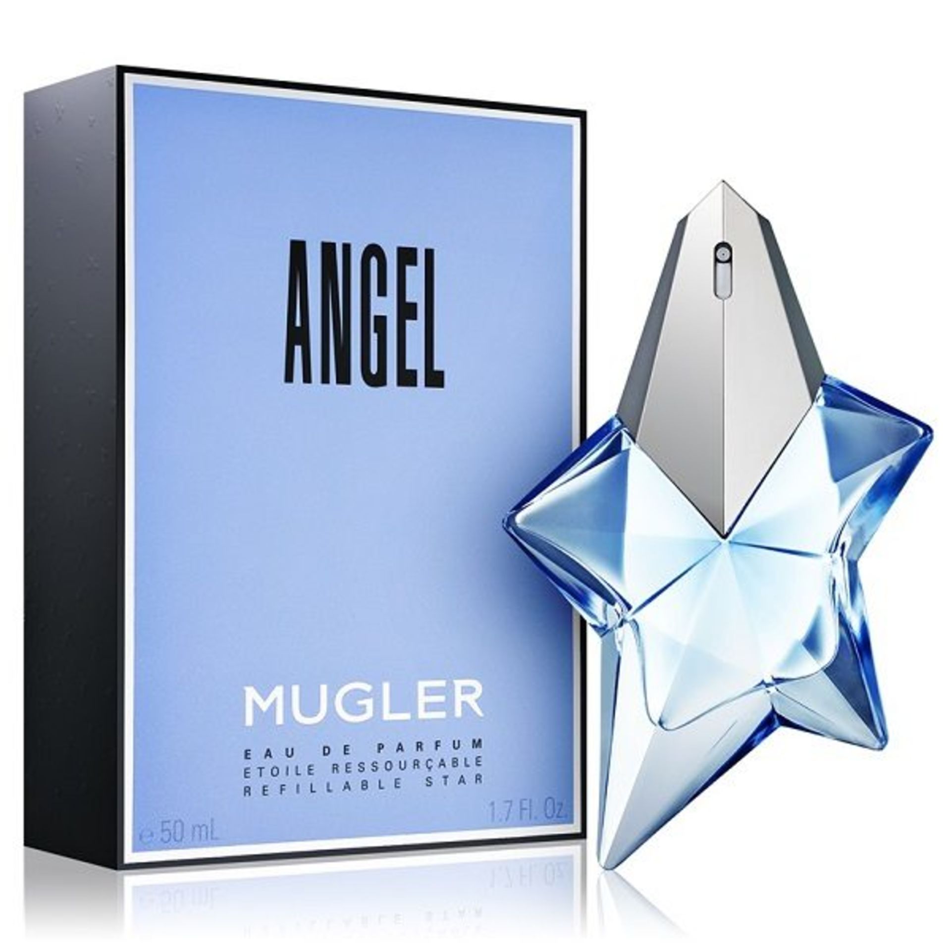 + VAT Brand New Thierry Mugler Angel 50ml EDP Spray Non-refill