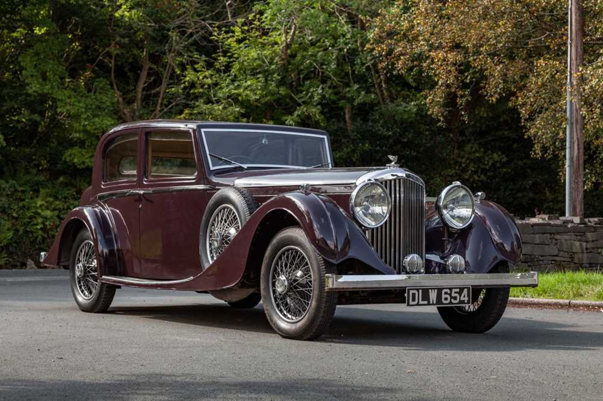 1937 Bentley 4.25 Litre Pillarless Sports Saloon Coachwork by Vanden Plas