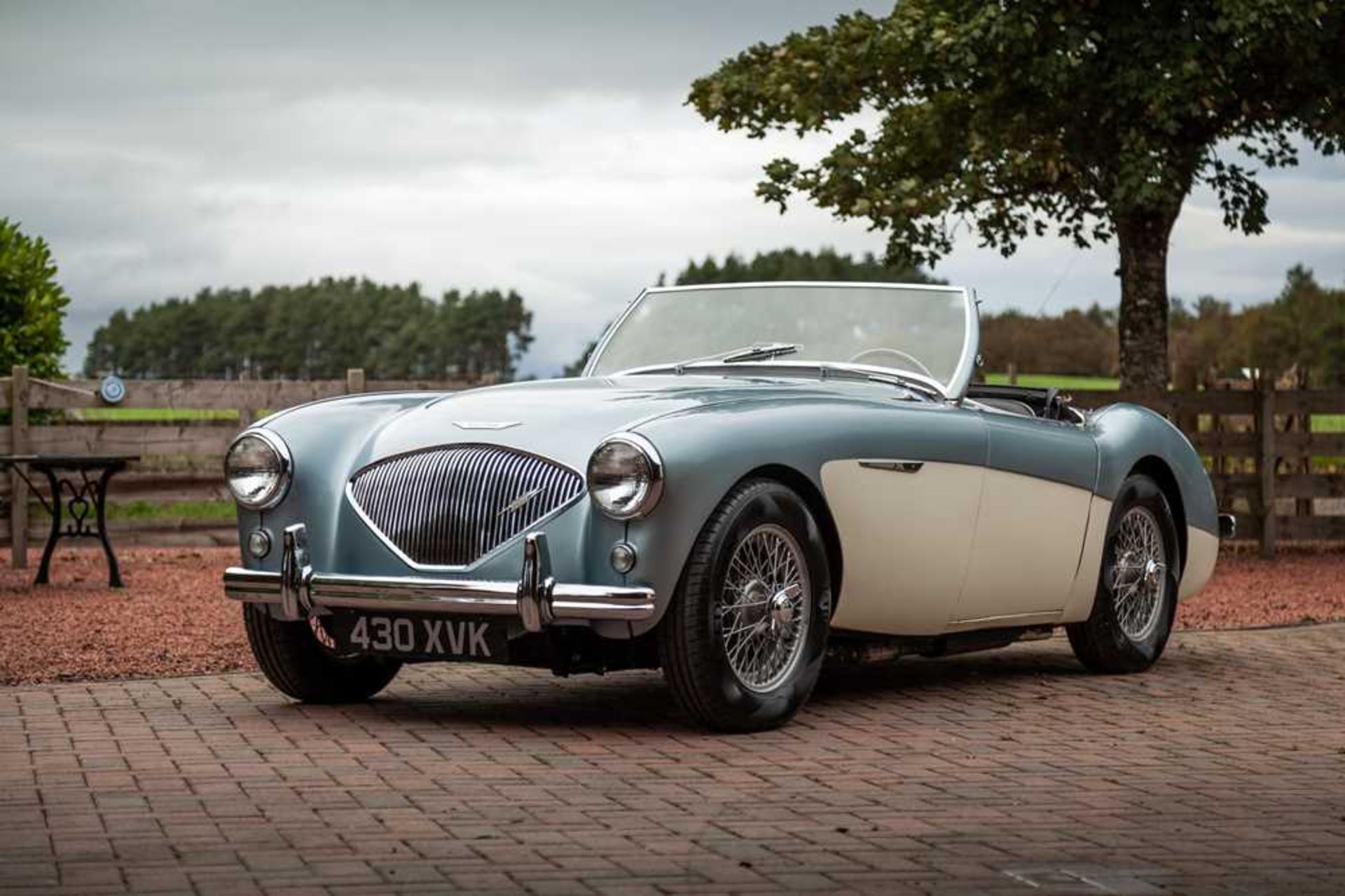 1955 Austin-Healey 100/4 Subtly Upgraded with 5-Speed Transmission and Front Disc Brakes
