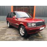 2001 Range Rover 2.5 TD Bordeaux One of just 200 UK-supplied limited edition 'Bordeaux' examples