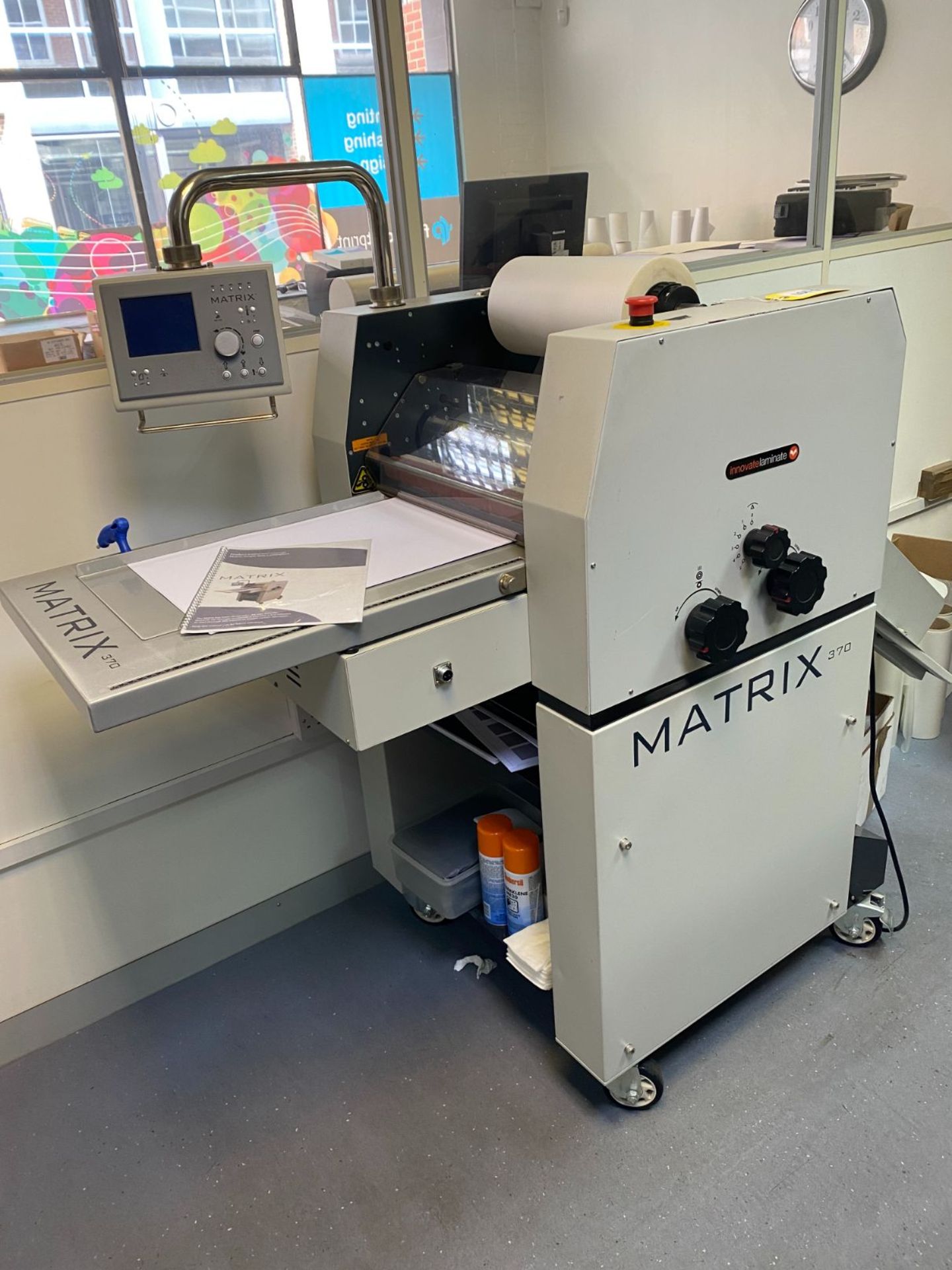 Matrix 370 hot laminating system, Serial No: 1112MX-370069 (2010) - Image 2 of 4