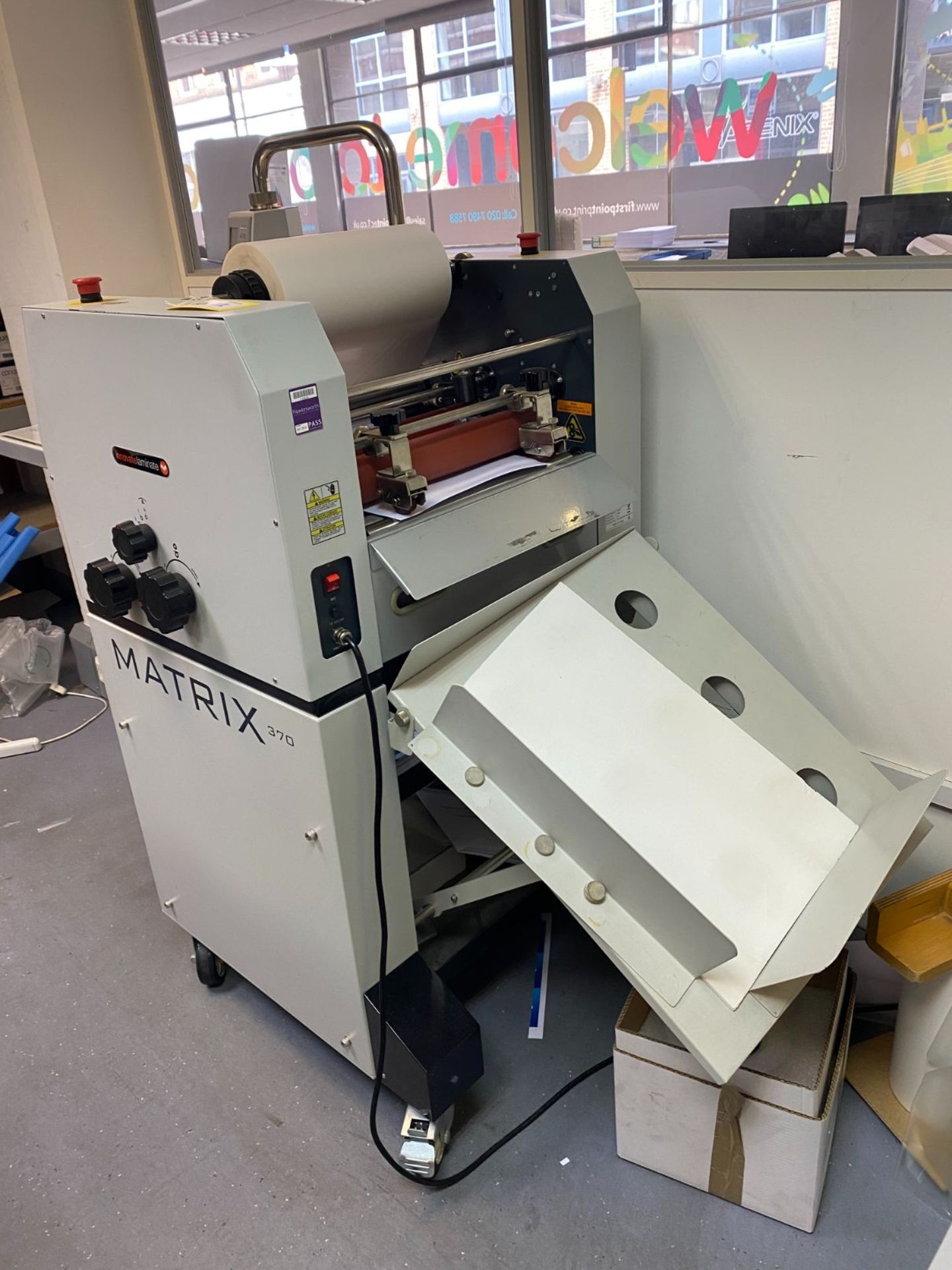 Matrix 370 hot laminating system, Serial No: 1112MX-370069 (2010) - Image 3 of 4