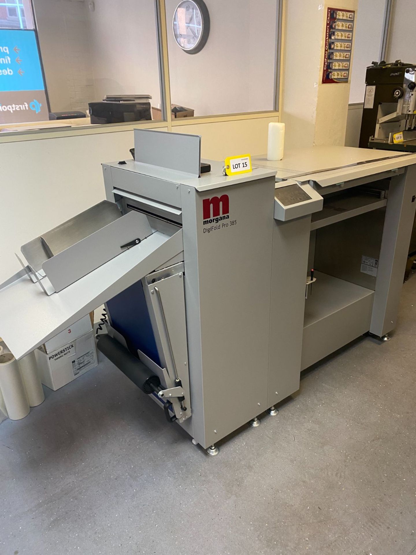 Morgana DigiFold Pro 385 folding machine, Serial No: M130A00183 (folder) (2018), Serial No: