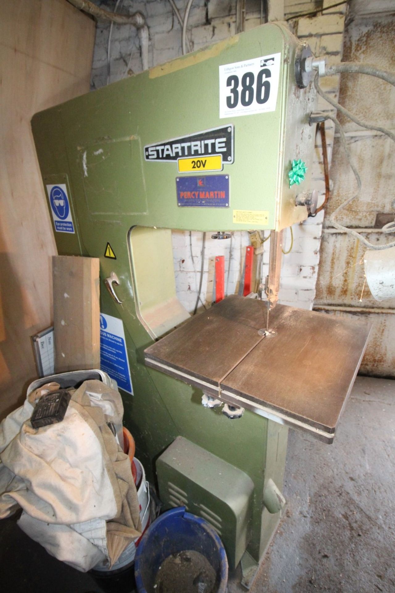 STARTRITE 20V, FLOOR STANDING, 20" THROAT, 3-PHASE BANDSAW - Image 3 of 4