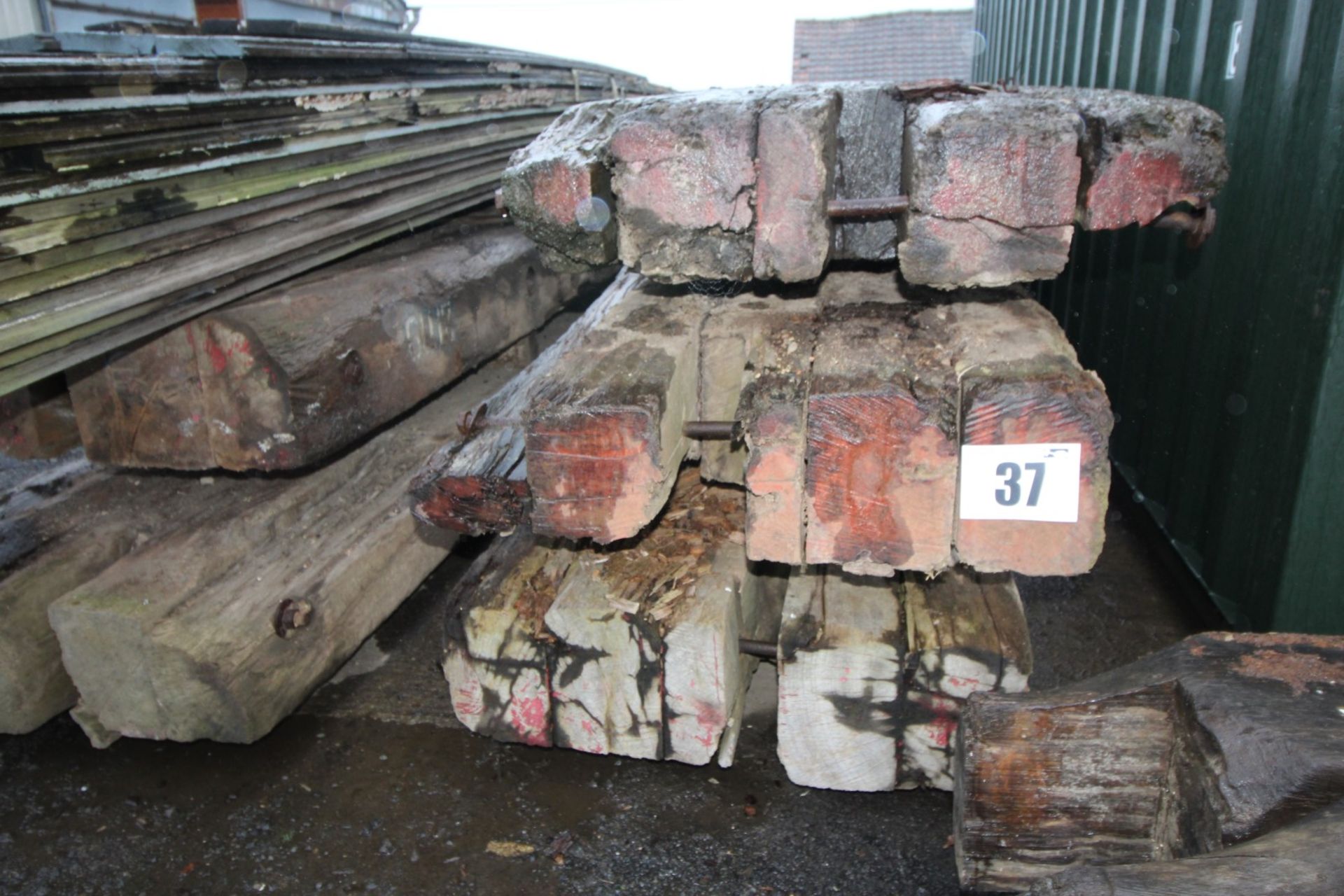 5 APPROX. 19FT SOFTWOOD BOG MATS. FORKLIFT CHARGE £25