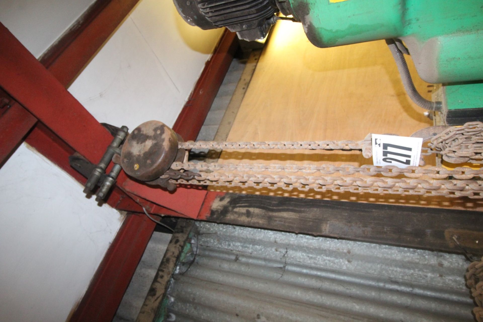 RSJ CLAMPED MANUAL OVERHEAD CHAIN HOIST