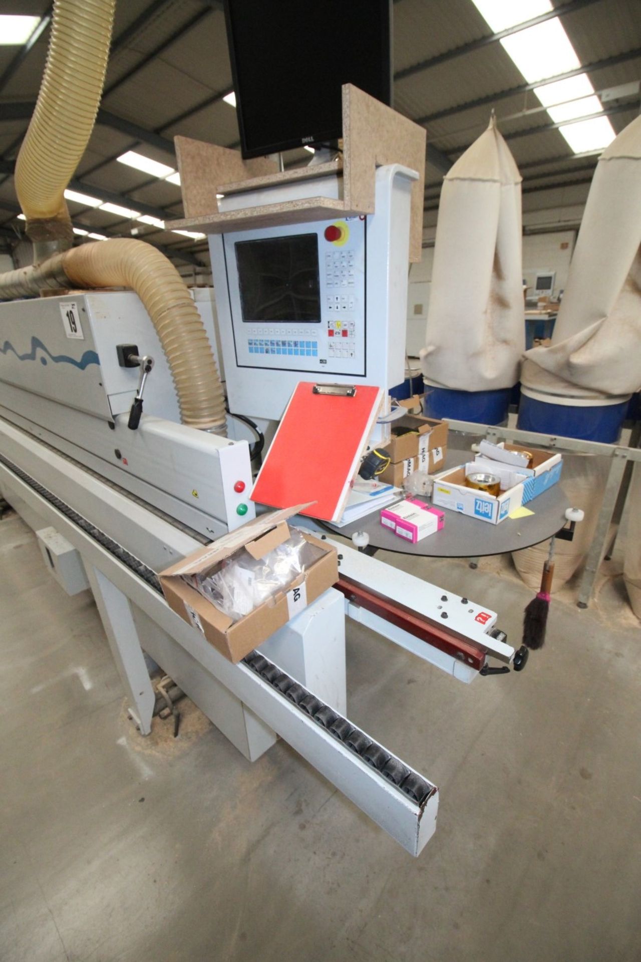 BRANDT OPTIMAT KDF530C EDGE BANDER, YEAR OF MANUFACTURE 2007, SERIAL NO. 0261022791, COMPLETE WITH - Image 11 of 11