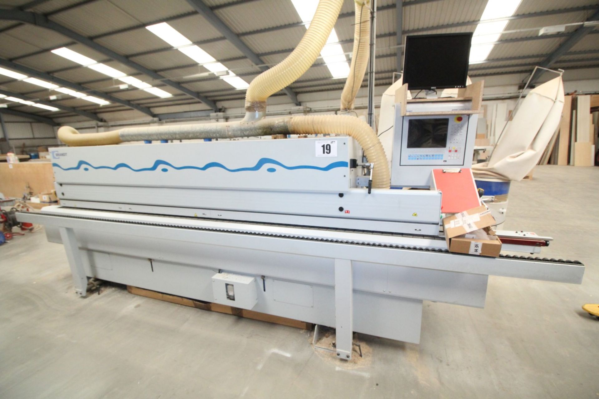 BRANDT OPTIMAT KDF530C EDGE BANDER, YEAR OF MANUFACTURE 2007, SERIAL NO. 0261022791, COMPLETE WITH