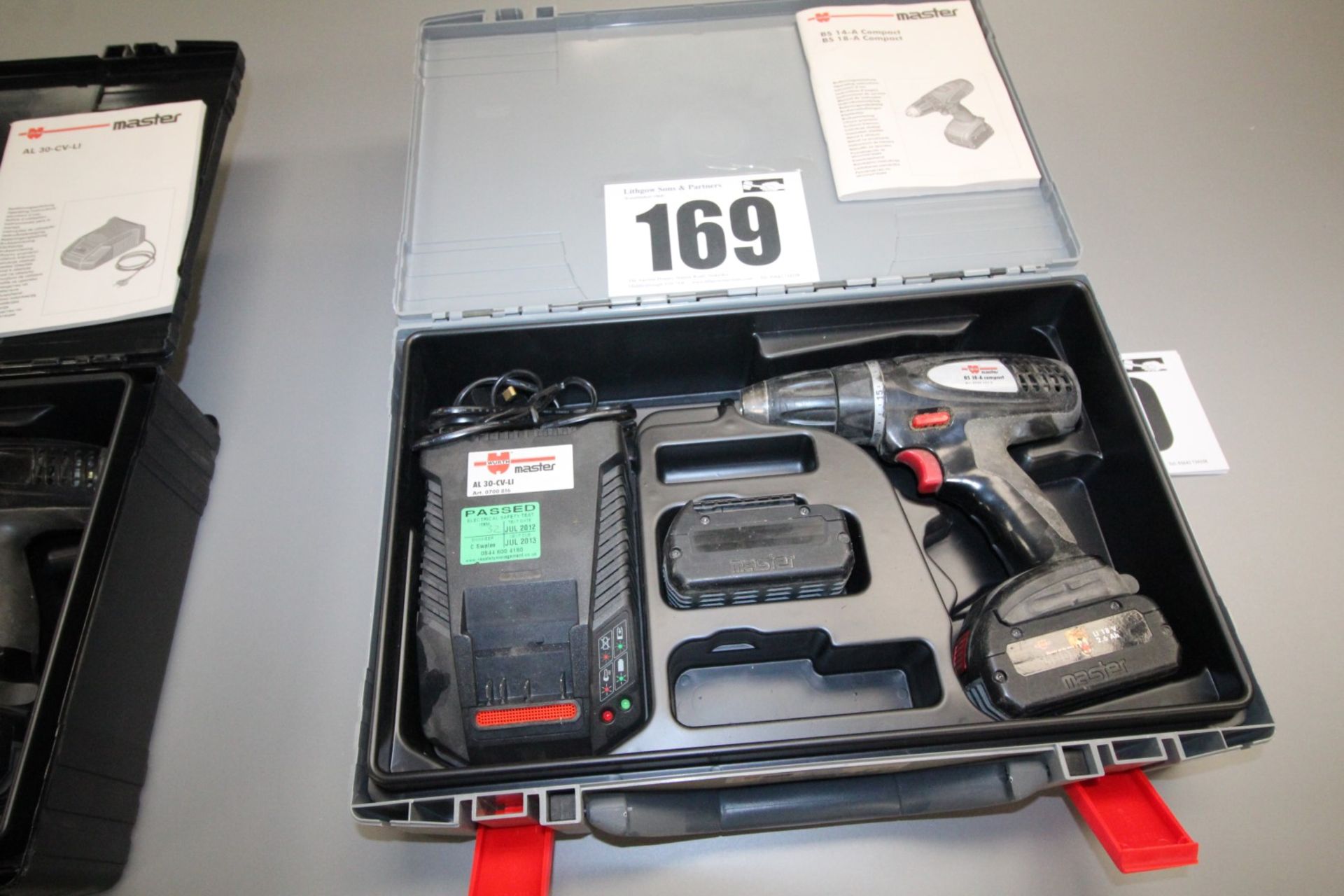 WURTH CORDLESS DRILL DRIVER COMPRISING DRILL DRIVER, 2 BATTERIES, CHARGER & CARRY BOX