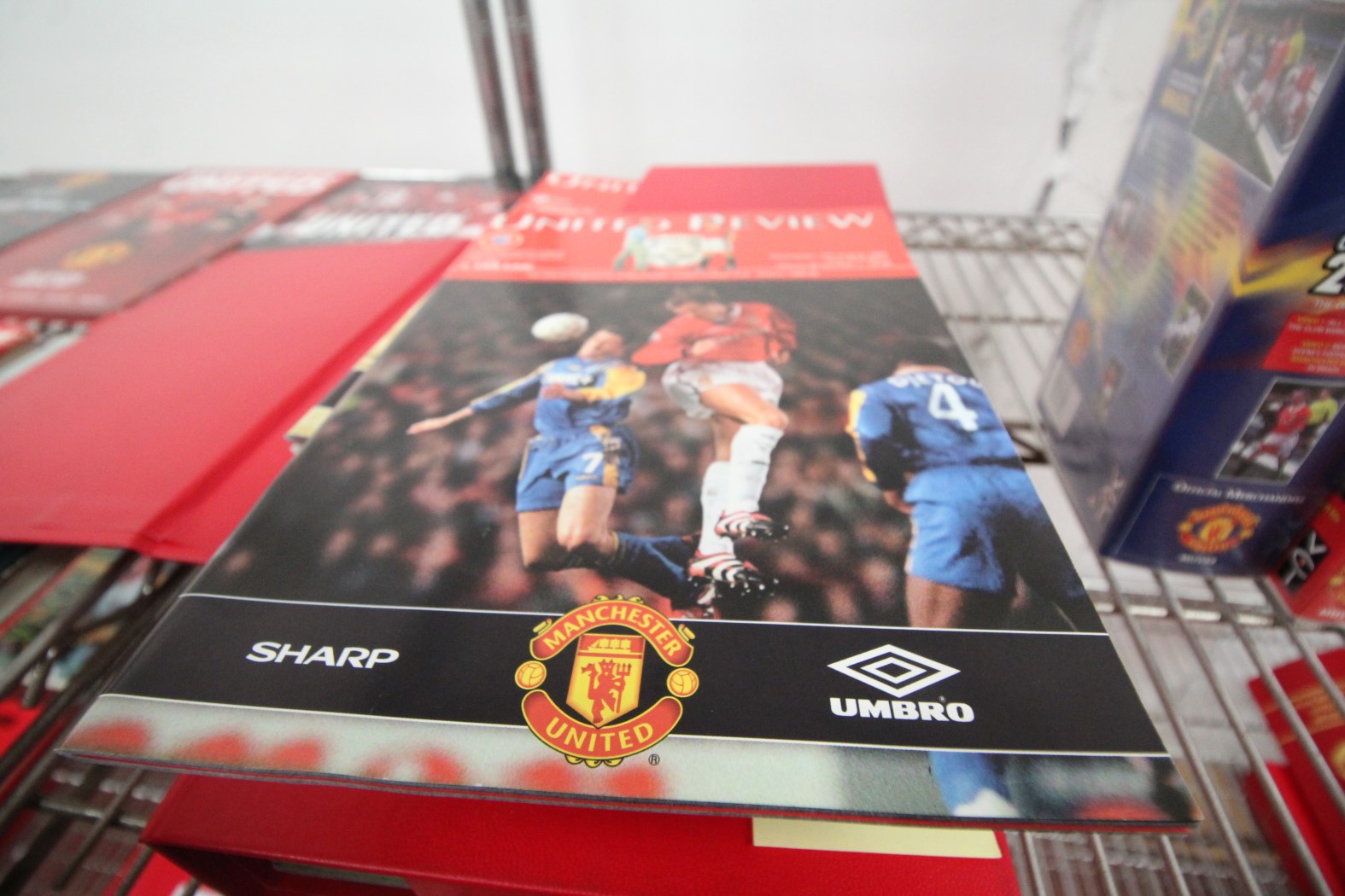 2x RED FOLDERS AND CONTENTS OF MATCH DAY PROGRAMS, SEASON 1998 / 1999 - Image 2 of 2