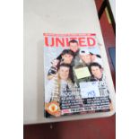 STACK OF 12x 1995 'INSIDE UNITED' GLOSSY MAGAZINES