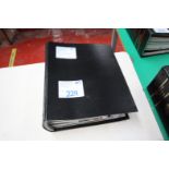 BLACK FOLDER AND CONTENTS OF AWAY PROGRAMS, SEASON 2011 / 12