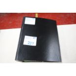 BLACK FOLDER AND CONTENTS OF AWAY PROGRAMS, SEASON 2010 / 11