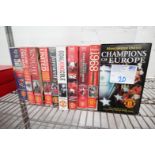 10x MANCHESTER UNITED VHS VIDEOS INCLUDING 'CHAMPIONS OF EUROPE', 'CLASS OF '92', 'THE VIEW 1997 /