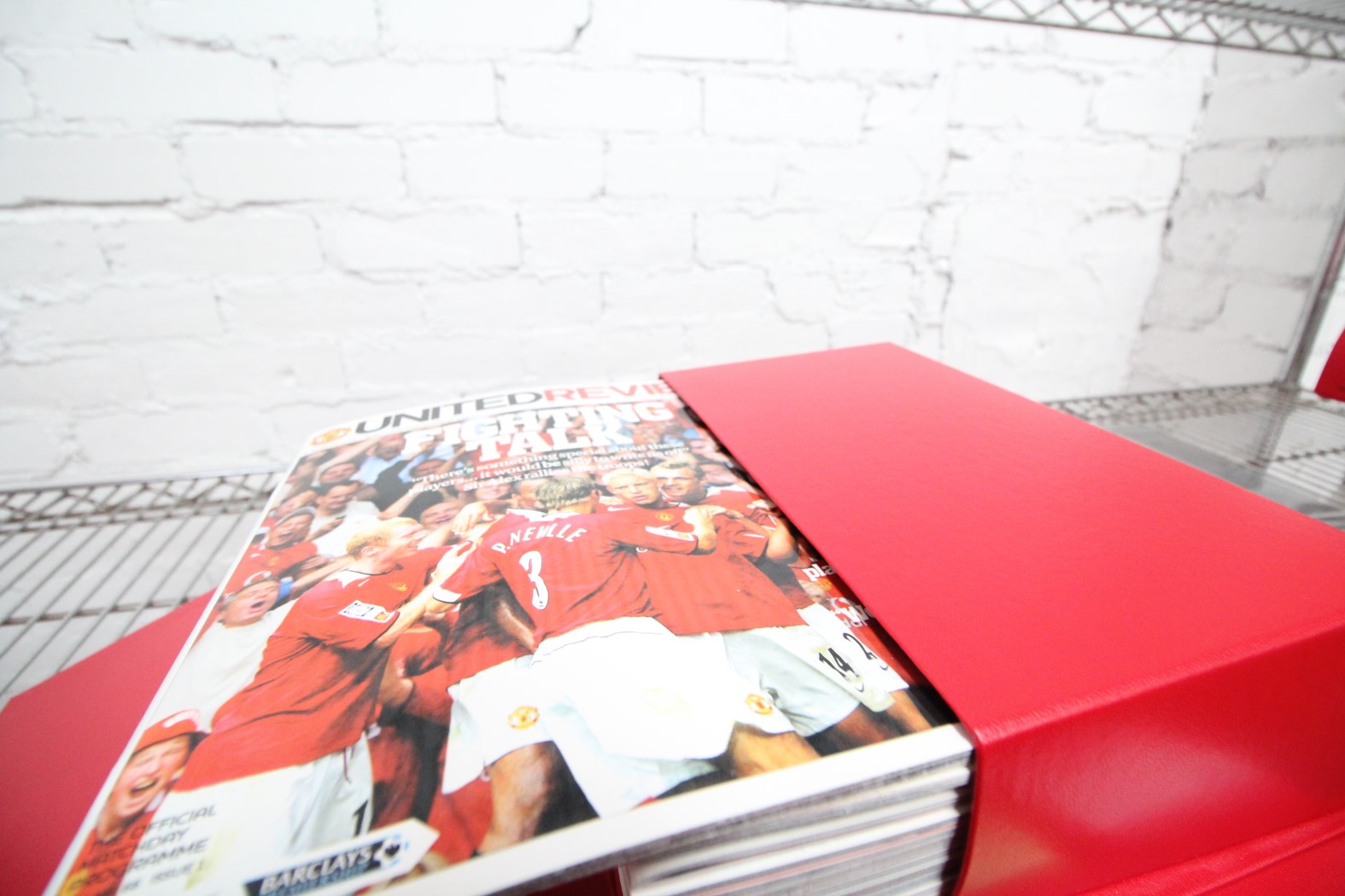 2x RED FOLDERS AND CONTENTS OF MATCH DAY PROGRAMS, SEASON 2004 / 05 - Image 2 of 2