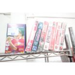 8x MANCHESTER UNITED VHS VIDEOS INCLUDING BRYAN ROBSON, THE CHARLTON STORY