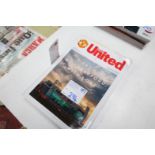 STACK OF 5x 'INSIDE UNITED' GLOSSY MAGAZINES, JANUARY 2020 TO MAY 2020