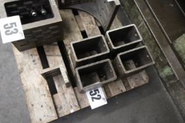 4x 8INCH BOXES & 1x 4.5INCH x 5INCH x 6INCH ANGLE PLATE