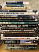 Collection of books relating to hovercraft and submarines