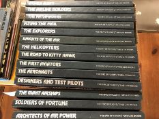 Collection of books relating to aeronautical interest 'The Epic of Flight' published by Time-life