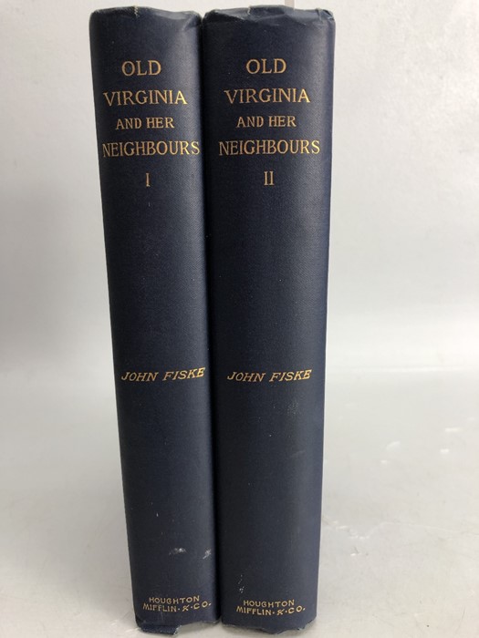 Old Virginia and Her Neighbours, FISKE, John, Published by Houghton Mifflin Co. Boston 1897 Vol