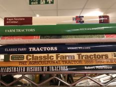 Collection of books relating to tractors