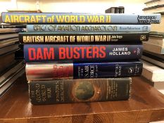 Collection of books relating to military aviation interest