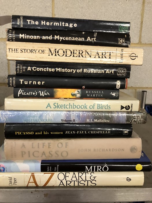 Collection of Hardback books relating to art and artists