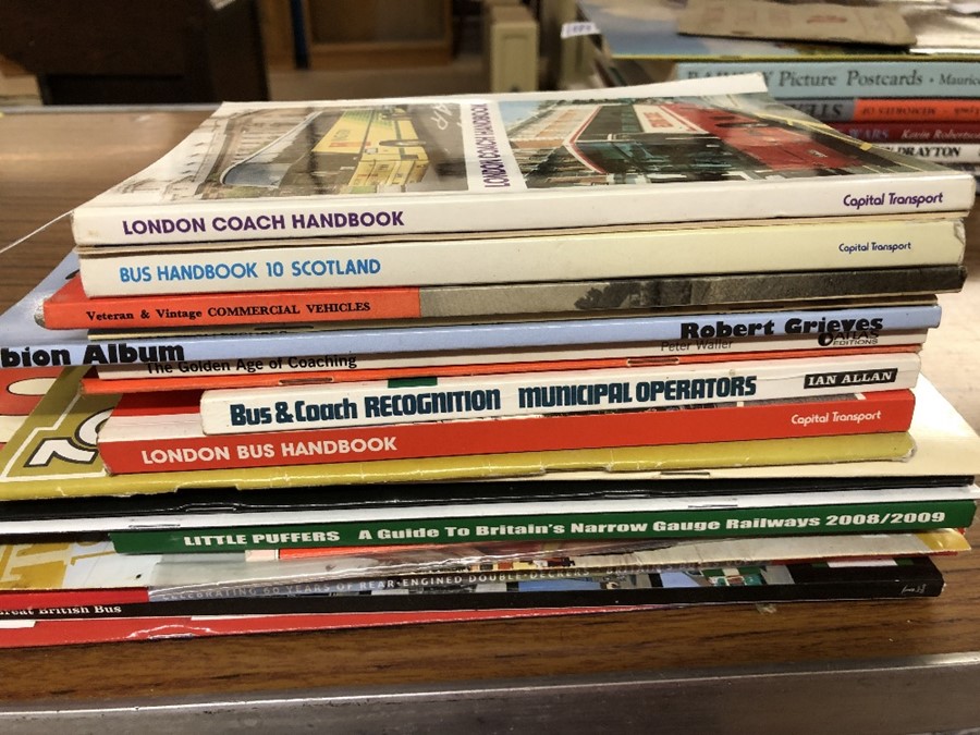 Collection of magazines relating to railways, buses and coaches