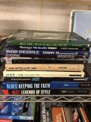 Collection of Hardback books relating to Blues and Jazz