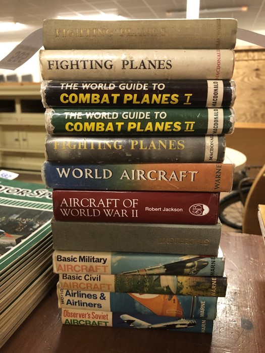 Collection of books relating to aeronautical interest