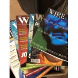 Collection of Jazz magazines entitled Wire