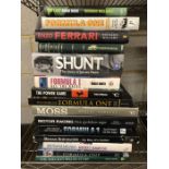 Collection of Hardback books relating to Formula One Motor Racing