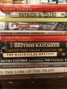 Collection of books relating to railways