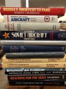 Collection of books relating to military aviation