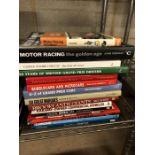 Collection of Hardback books relating to motor racing and Grand Prix