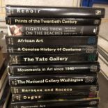 Eleven books relating to art and artists